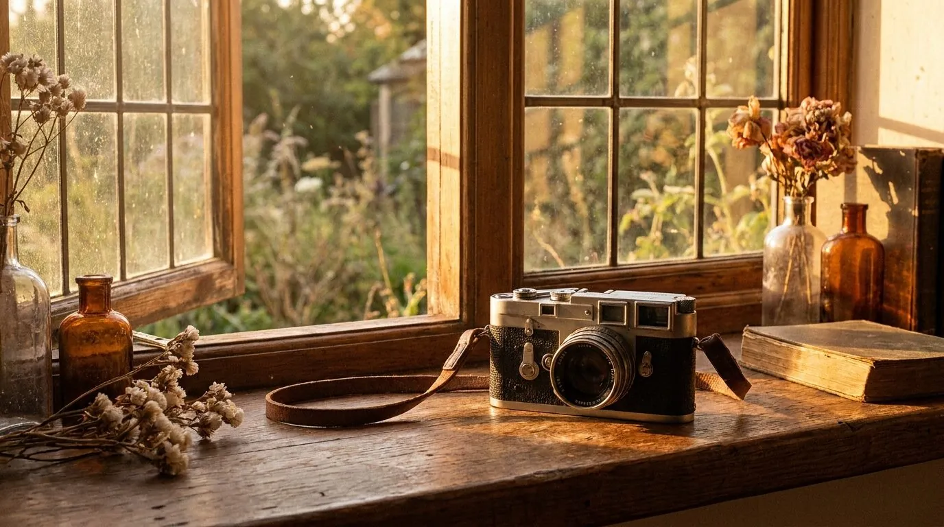 Stimmungsvolles Porträtlicht als Sinnbild für die Verbindung von Fotografie und Handwerk
