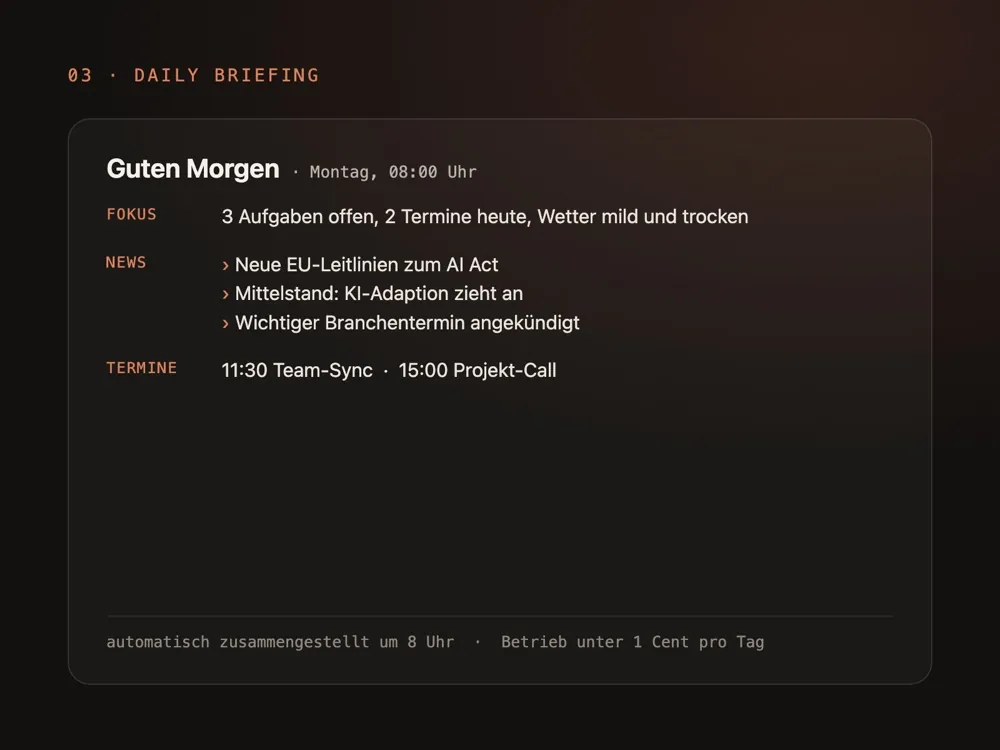 Vorschau von Daily Briefing